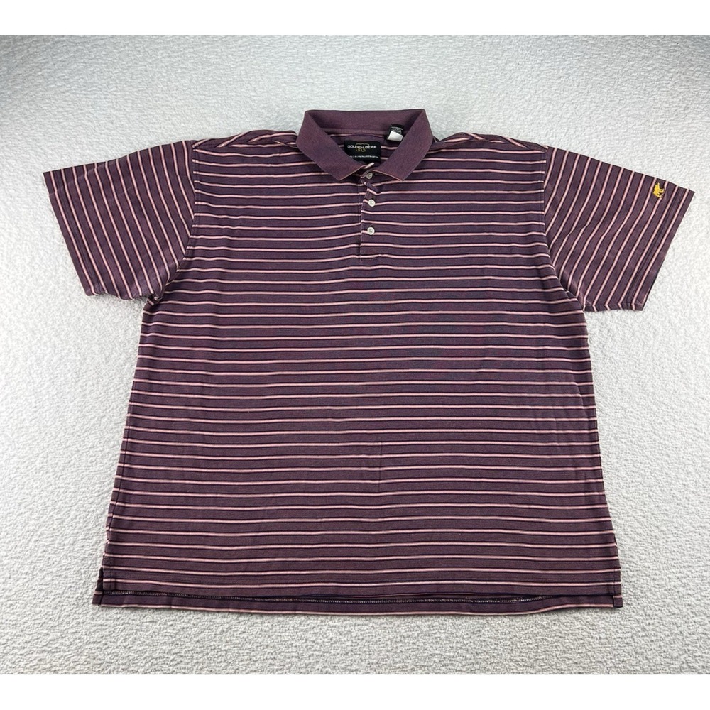 Golden Bear Mens 60s 2 Ply Mercerized‎ Cotton Polo Shirt XXL